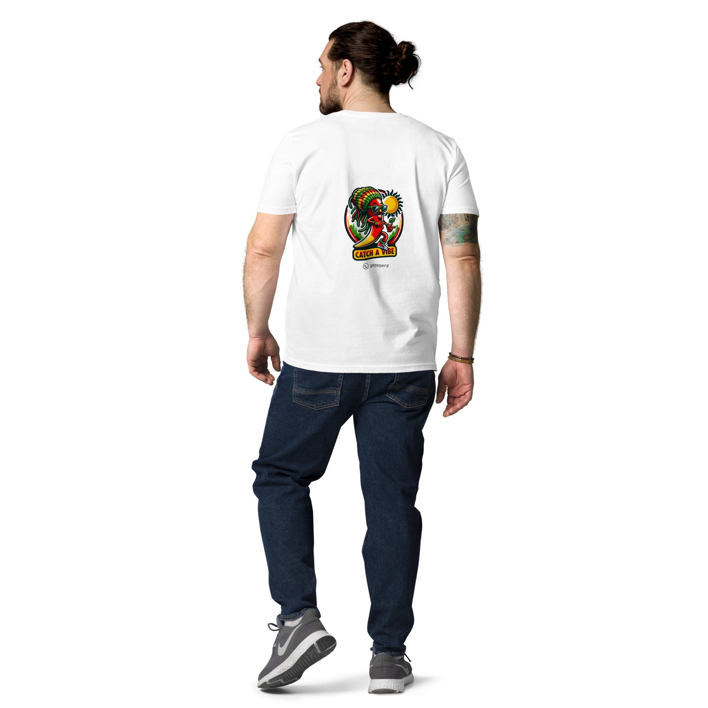 Catch A Vibe T-shirt - Reggae Geel Edition