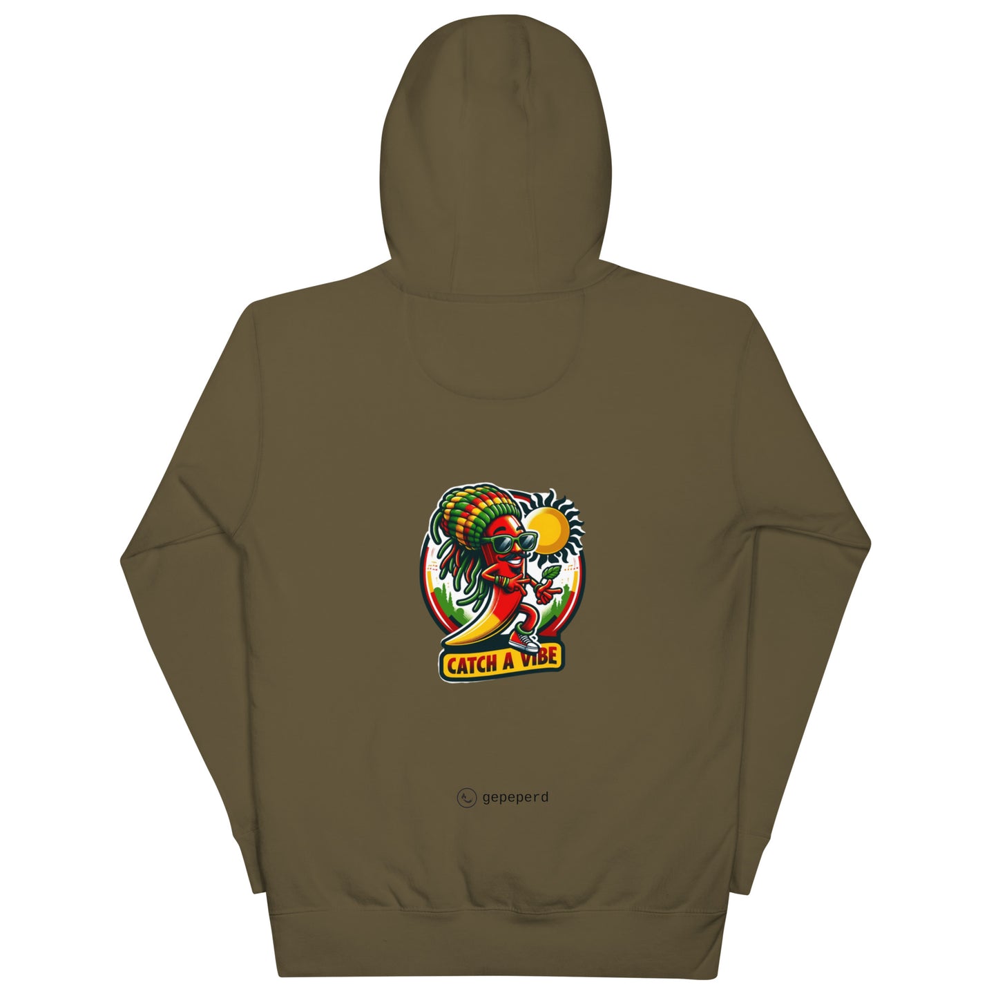 Catch A Vibe Hoodie (Reggae Geel Edition)